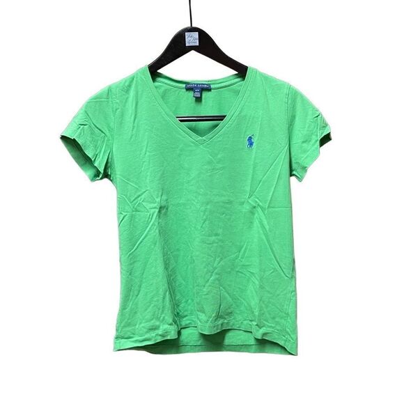🌟70% OFF🌟Ralph Lauren Green Logo Short Sleeve T-shirt - Picture 1 of 2